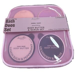 NWT 5-Piece Nourishing Body Butter & Scrub Set